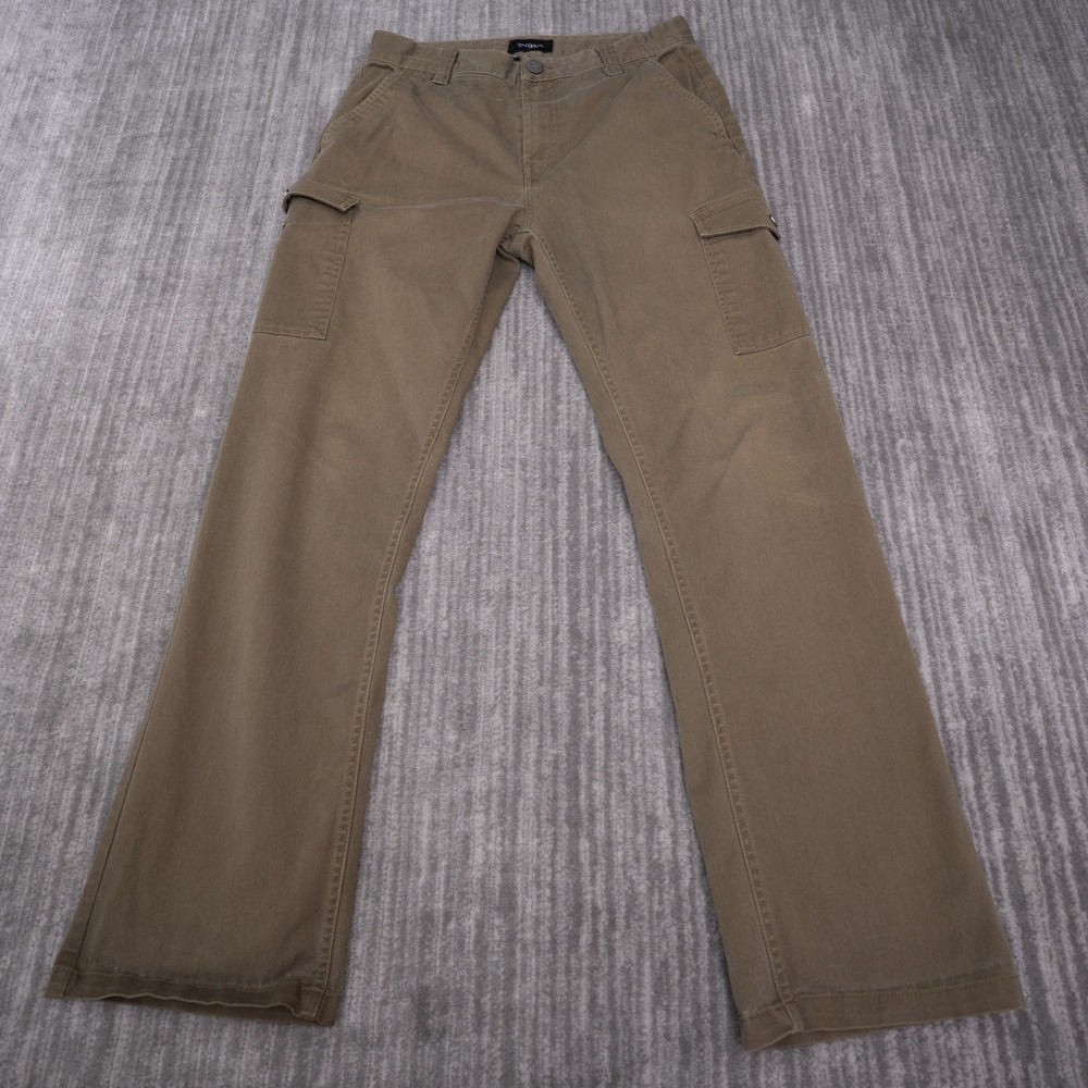 Brixton Fleet Cargo Pants Mens 32x32 Fit 31x30.5 Brown Relaxed Fit Straight Leg